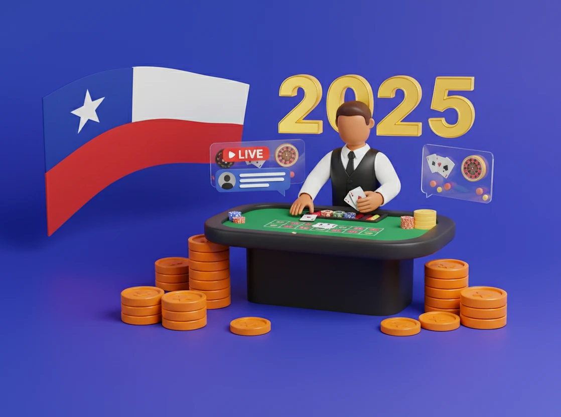 Casino en vivo Chile - Juegos con crupieres reales
